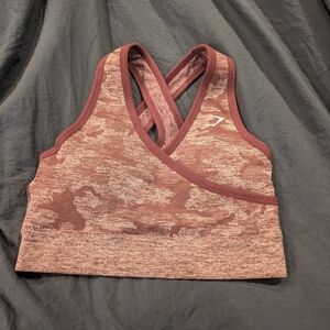 Gymshark adapt camo seamless sports bra BRAND NEW